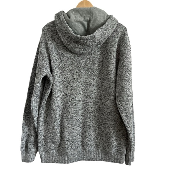 VANS Men’s Black & Grey Variegated Quarter Zip-Up Hoodie Medium - Picture 3 of 3